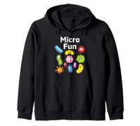 Microbiology Fun Learning Science Magic Microbiologists Kids Zip Hoodie