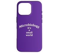 Microbiology. It's a small world! Case for iPhone 16 Pro