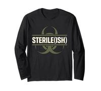 Microbiology Microbe Microbiology Student Research Lab Long Sleeve T-Shirt
