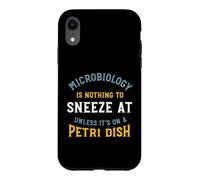 Microbiology Pun Microbiology is nothing to sneeze at Case for iPhone XR