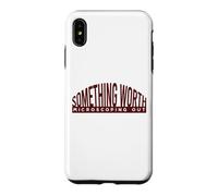 Microbiology Pun Something worth microscoping out Case for iPhone XS Max