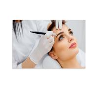 Microblading And Permanent Makeup Beauty Salon Poster Decorative Painting Print Picture Canvas Wall Art Bedroom Office Living Room Decoration 12x18inch(30x45cm)
