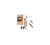 Microblading Eyebrow Pen - Eyebrow Pencil Magical 2-in-1 Dual-Ended Eye Brow Pencils, Waterproof Eye Brow Pen with 4 Tips, Makeup Eyebrow Dye Long-lasting Eyess Brow Pencil, Last All Day(Dark Brown)