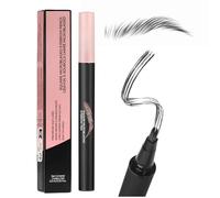 Microblading Eyebrow Pen - Natural Hair-Like Eyebrow Pencil With Precision Tip - Easy To Use Brow Pen For Women - Quick Drying, Smudge-Proof, Waterproof, Long-Lasting, Defined Brows (Black)