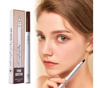 Microblading Eyebrow Pen, New Eyebrow Pencil With 4 Fork Tip For Natural-Looking Hair-Like Defined Brows, Waterproof Long-Lasting, Smudgeproof Brow Pen,Creates Natural Looking Defined Eyebrows (02#)