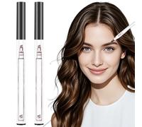 Microblading Eyebrow Pen Waterproof 2 Pack Ultra Fine Tip Brow Pencil for Hair Like Strokes Natural Looking Waterproof Eyebrow Makeup, BlackHome Decor