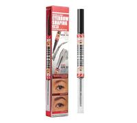 Microblading Eyebrow Pen - Waterproof Double-Ended Eyebrow Pencil & Tinted Gel, 4 Fork Tip,Women Hair like Brow Ink Pen for Natural Looking Brows