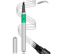 Microblading Eyebrow Pen, Waterproof Eyebrow Pencils for Women Hair Like Natural Brow Contouring Pen, 3D Precise Thin Four Forks Tip Liquid Brow Filler Pencil, Soft Black