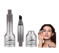 Microblading Eyebrow Pen with Angled Brush, Natural Brows Eyebrow Pencil, Waterproof Eyebrow Dye, Long Lasting,Quick Drying, Natural - Look brow Styling Contouring, Defining, and Filling (Auburn)