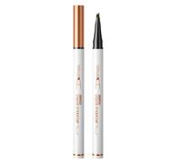 Microblading Eyebrow Pencil, 3D Waterproof Eyebrow Pen, 4-Tip Brow Pencil - Light Brown Fork Tip for Hair-Like Strokes, Soft Brow Look for Women Daily Natural Makeup Long-Lasting