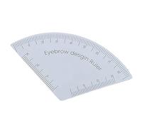 Microblading Mapping Ruler for Perfect Eyebrow Designs Reusable Makeup Drawing Tool for Shaping Precise Beauty Instrument for Quick Sketching (White, 5 cm)