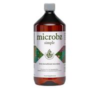 MICROBZ Simple Daily Probiotic (66 Servings) - Liquid Probiotics for Gut Health Support, Digestive Supplement for Women, Men & Kids, Soil-Based Bacteria, Vegan, Dairy & Gluten Free