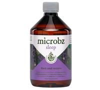 MICROBZ Sleep Daily Probiotic (31 Servings) - Liquid Probiotics for Gut Health & Relax, Sleep Supplement for Women & Men, Soil-Based Bacteria, 100% Natural, Vegan & Gluten Free