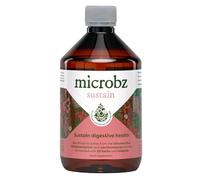 MICROBZ Sustain Daily Probiotic Drink - Liquid Probiotics for Gut Health Support, Digestive Supplement for Women & Men, Soil-Based Bacteria, 100% Natural, Vegan, Dairy & Gluten Free (31 Servings)