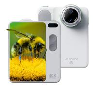 MicroCam-X1 4K Digital Camera, 12MP BSI CMOS Sensor, 400X Microscope, 4K Video, Auto Focus, 3.5" LCD, Compact Camera for Kids for STEM Learning |