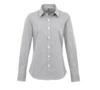 Microcheck Long Sleeve Shirt Premier Black XL