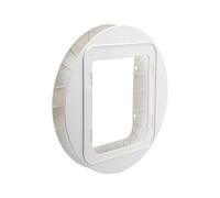 Microchip Pet Door Mounting Adaptor - white
