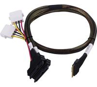 Microchip Technology 2305200-R Serial Attached SCSI (SAS) cable 0.8 m Black, Multicolour