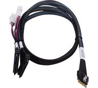 Microchip Technology 2305500-R Serial Attached SCSI (SAS) cable 0.8 m Black, Multicolour