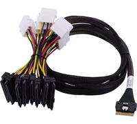Microchip Technology 2305700-R Serial Attached SCSI (SAS) cable 0.8 m Black, Multicolour
