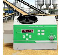 Microcomputer ParticleCounting Machine, Automatic Seeds Counter Machine,Electric Rice Seeds Counter,7-Speed Adjustable, for Grains, Corn, Peanuts, Wheat, Melon Seeds Count Capacity 1~99999