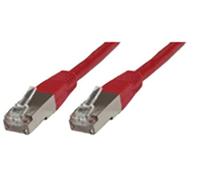 F/UTP CAT6 0.25m Red PVC