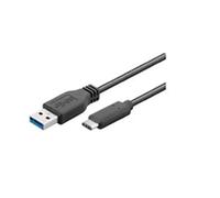 Microconnect 0.5m USB 3.1 0.5m USB C USB A Male Male Black USB cable