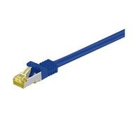 MicroConnect 1 m Cat7 1 m Cat7 S/FTP (S-STP) Blue Network Cable - RJ-45 Network Cable Cat7 S/FTP (S-STP) RJ-45, (1 m, Blue)