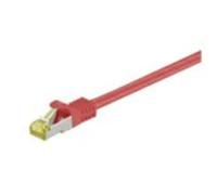 MicroConnect 1 m S/FTP Cat7 1 m Cat7 S/FTP Red (S-STP) Network Cable - RJ-45 Network Cable Cat7 S/FTP (S-STP) RJ-45, (1 m, Red)