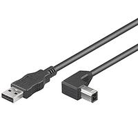 MicroConnect 1 m USB2.0 A-B Male USB A USB B Male USB Cable - USB 2.0 (USB A, USB B, male/male Cable, Black (Black)