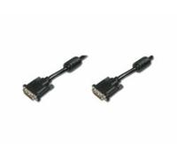 MicroConnect 2 m DVI-D 2 m DVI-D to DVI-D Cable Black DVI Male - DVI (DVI-D, DVI-D Male, 2 m, Black)