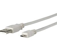 Microconnect USBABMICRO3G USB cable USB 2.0 3 m USB A Micro-USB B Grey