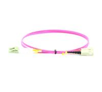 MicroConnect 5 m LC/PC-SC/PC 5 M LC/SC PC Fibre Optic Cable - Purple (5 m, OM4 LC/PC Fiber Optic Cable, SC/PC, Purple)