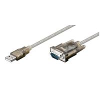 MicroConnect 68875 USB 2.0 to DB9 Serial Adapter Cable - 1.5m, Male-Male