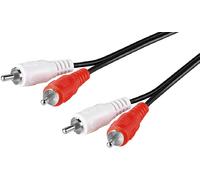 MicroConnect AUDCC025 2xRCA - 2xRCA 2.5m M-M