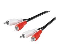 MicroConnect AUDCC025 2xRCA - 2xRCA 2.5m M-M