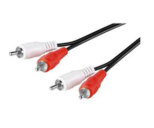 MicroConnect AUDCC025 2xRCA - 2xRCA 2.5m M-M