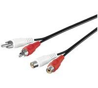 Microconnect AUDCH10 audio cable 10 m 2 x RCA Black
