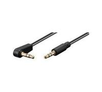 MicroConnect AUDLL1A 3.5mm jack Cable 1m M-M 90