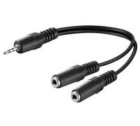 Microconnect AUDLR02 audio cable 0.2 m 3.5mm 2 x 3.5mm Black