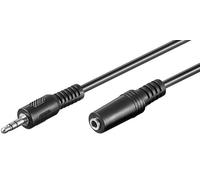 MicroConnect AUDLR10 3.5mm Stereo 10m M-F Black