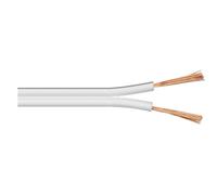 MicroConnect AUDSPEAKER2-100C Loudspeaker cable. 100m. white