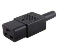 MicroConnect C19PLUG C19 Coupler Power Connector Female 250V 16A Black
