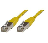 MicroConnect Cat6 0.25 m RJ45 (Cat6 °F/UTP Network Cable (FTP) RJ45 RJ-45, Male/Male, Yellow)