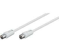 MicroConnect COAX015W Coaxial Cable - 1.5m White 75Ω Male-Female