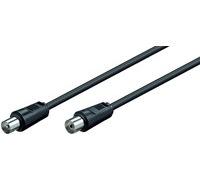 MicroConnect COAX050 Coax M-F 5m Black 75 Ohm