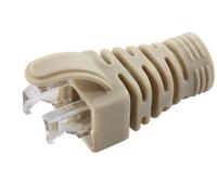 MicroConnect CONB65 Strain Relief Boot - Grey 6.5mm 100pcs Cat5e/Cat6/Cat6A