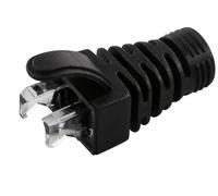 MicroConnect CONB65S Strain Relief Boot - Cat5e/Cat6/Cat6A, 6.5mm, Black, 100pcs