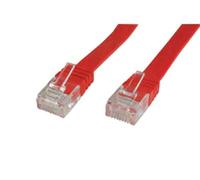 MicroConnect V-UTP601R-FLAT U/UTP CAT6 1M Red Flat