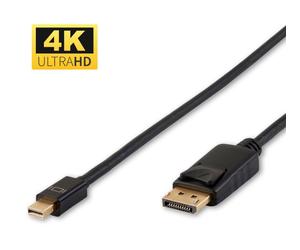 MicroConnect DP-MMG-050MB Mini DP - Displayport 0.5m M-M
